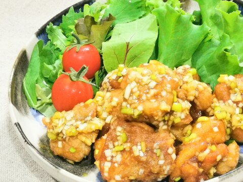 香味たれがおいしい*鶏の香味唐揚げ